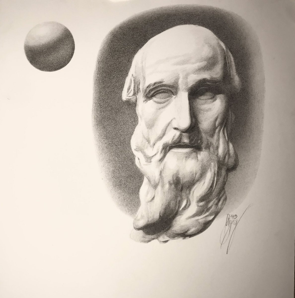 kioudan's tweet photo. A value study i’ve been working on for a few evenings. 

#drawing #pencilart #pencilsketch #Pencildrawing #graphite #cast #sculpture #valuestudy #artstudebt #artstudio #ArtistOnTwitter https://t.co/cHCpKDJHBE