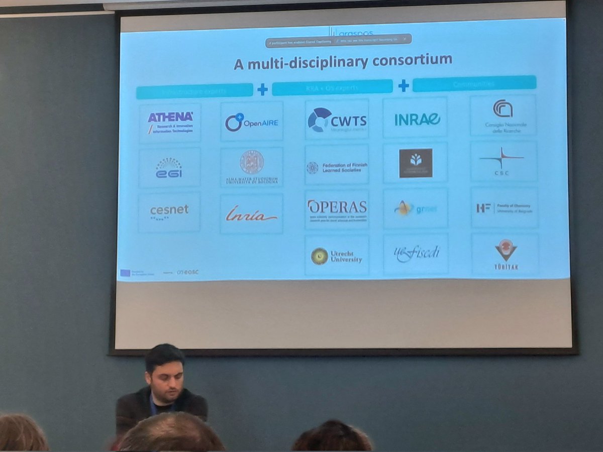 ana_carpediem's tweet image. @GraspOS_project kick-off meeting started at the Athens University History Museum. 🥳 

@athenaRICinfo @OpenAIRE_eu @HemijskiFak_UB