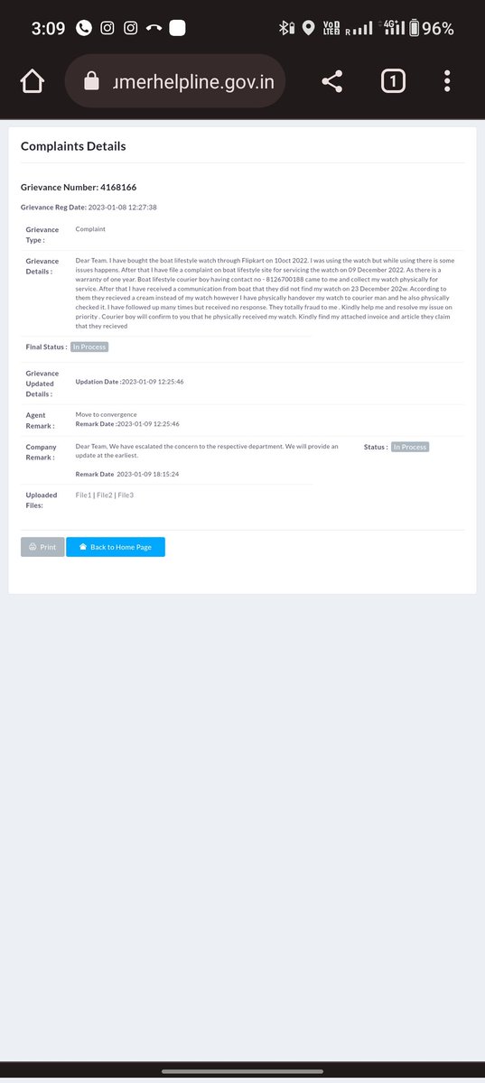 MohdUzaib's tweet photo. @jagograhakjago dear @jagograhakjago  i have lodged a complaint with grievance no 4168166.
I have still waiting for the justice.
Kindly do the needful https://t.co/hUjfyLzIUT