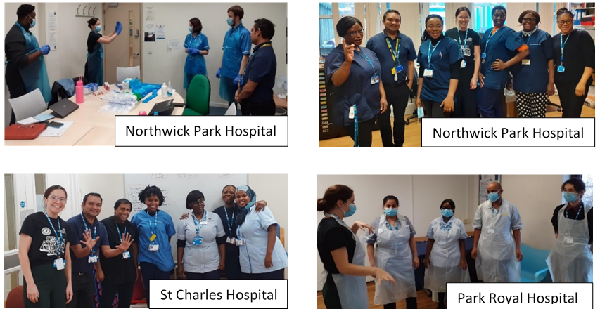 waddington_mike's tweet photo. #AlwaysLearning -- @cnwlnhs 's #Jameson IPC team with Ella (Clinical Assistant IPC Practitioner) have been visiting sites for PPE refreshers for all the wonderful staff. How to correctly don and doff PPE prepares staff for the outbreak season @Gillbobaggins1 https://t.co/JSOiaPu81x