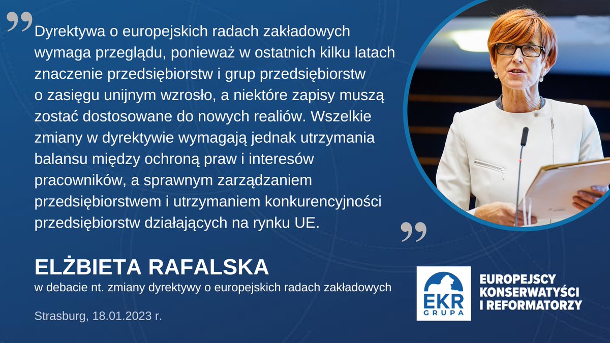 E_Rafalska's tweet photo. #europejskieradyzakładowe
#europeanworkscouncil https://t.co/VcAoijCZMY