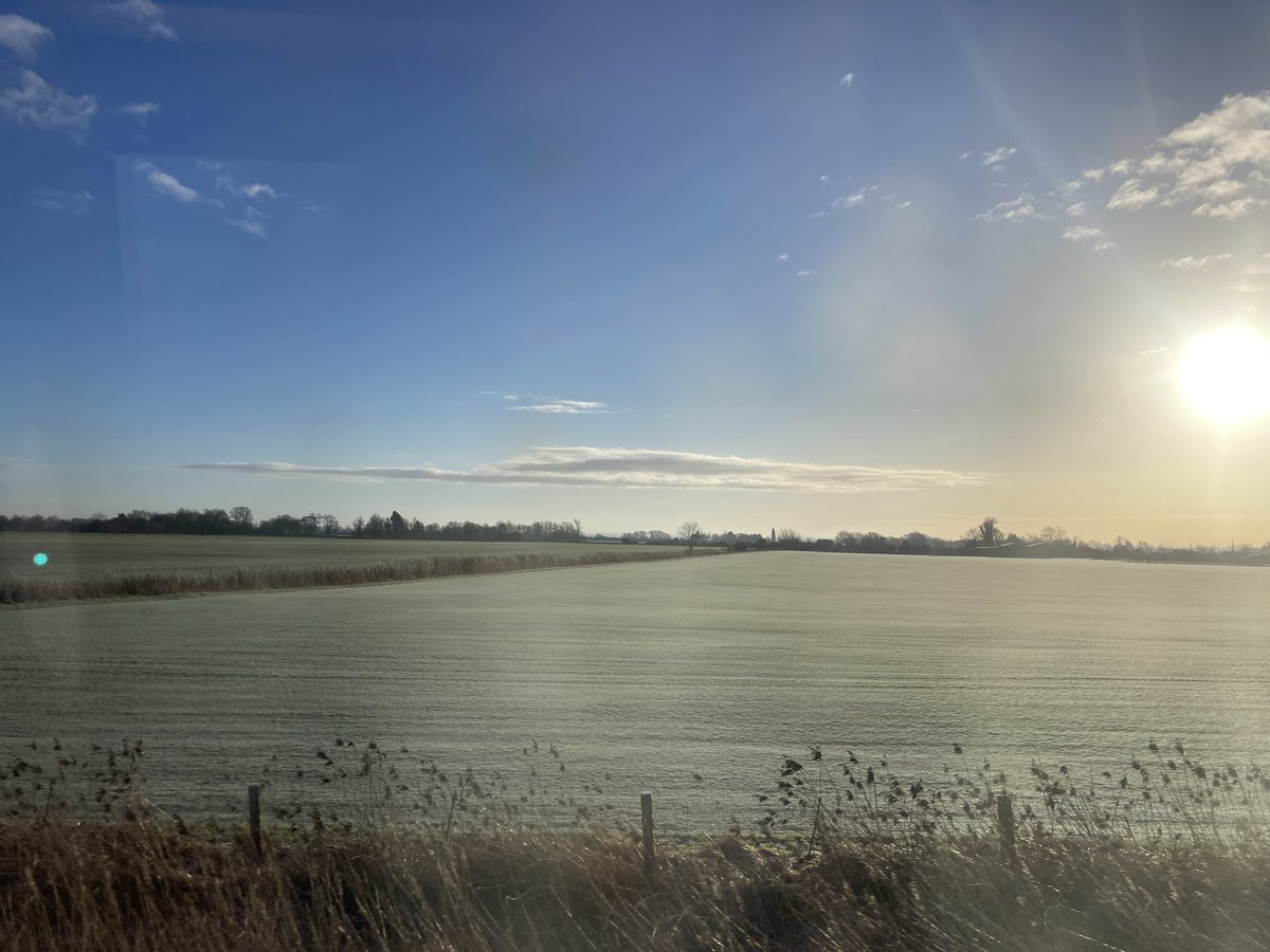 annarachelwood's tweet photo. On the train to the Politics of Development workshop in Manchester @devcomms. Looking forward to presenting tomorrow on social protection and its broader social politics in Senegal. Window view. https://t.co/vnwHMGWPJc