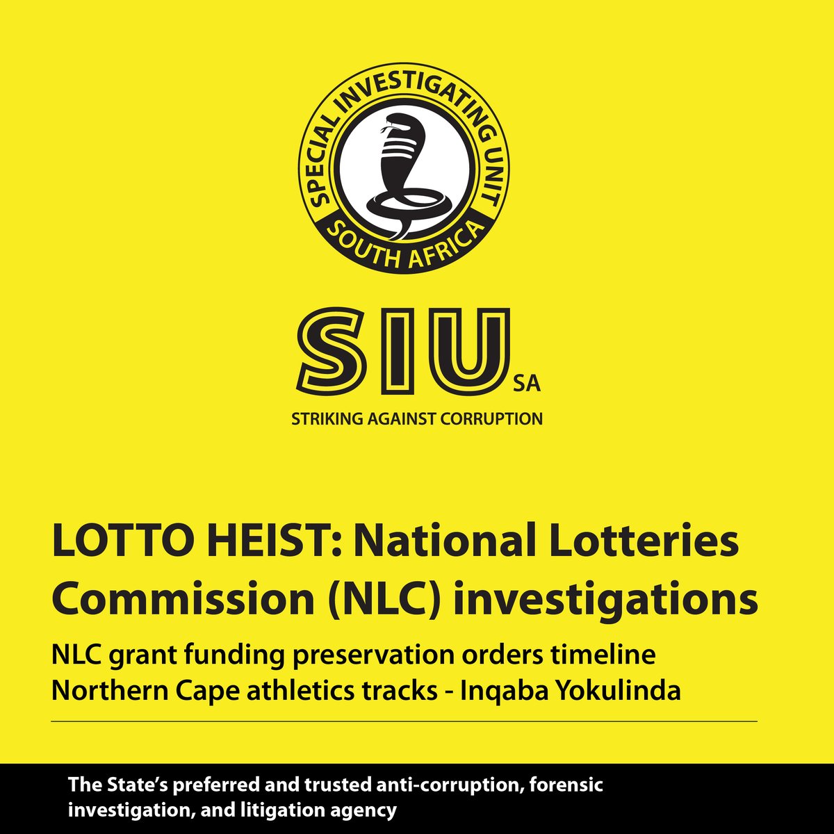 Special Investigating Unit (SIU) tweet media