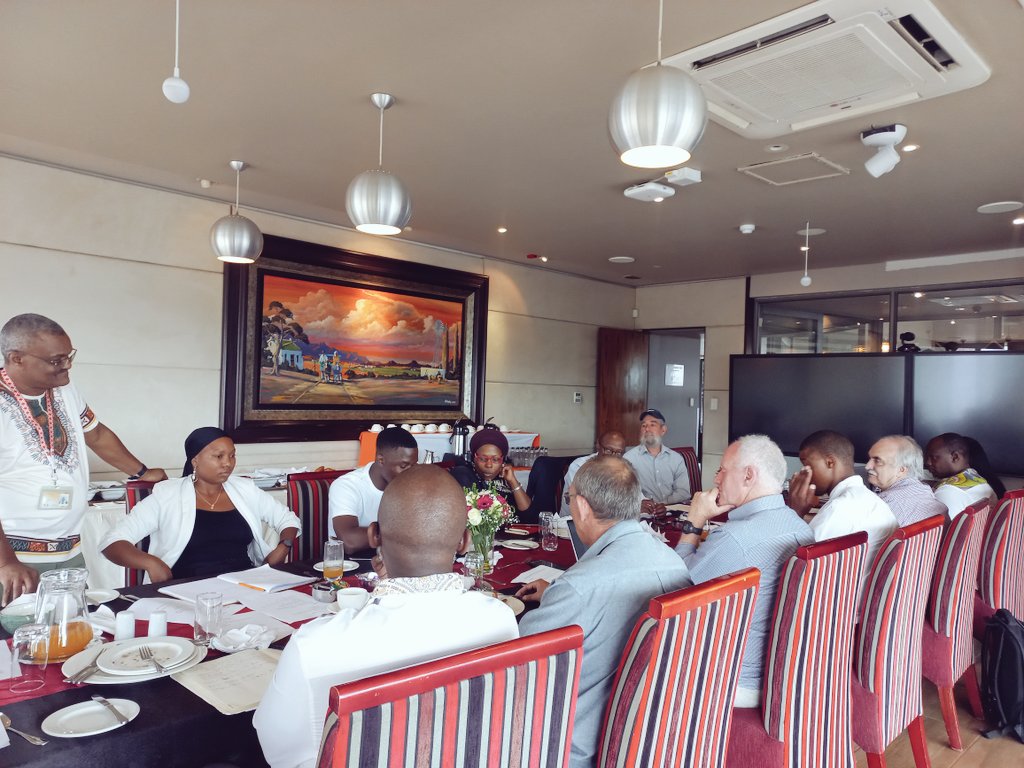 Hitting the ground running 🛫
We're meeting with <a href="/go2uj/">University of Johannesburg</a> centre for ecological intelligence, <a href="/JoburgMarket/">Joburg Market</a> &amp; other key stakeholders in the agriculture sector to discuss urban farming projects we can implement to promote &amp; sustain food security in Joburg. #FoodSecurity #JoburgCares