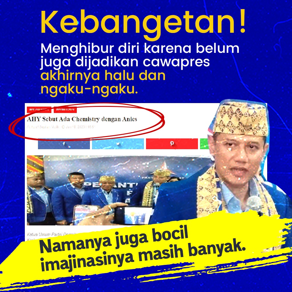 riverfide's tweet photo. Balada Si Roy 
Eeehh maaf salah
Balada Si Agus

Mau ada Chemistry kek
Mau ada hubungan kek
Rakyat kagak peduli
Nyalon Kades aja belum tentu menang kau Gus https://t.co/qSuHxHjFCS