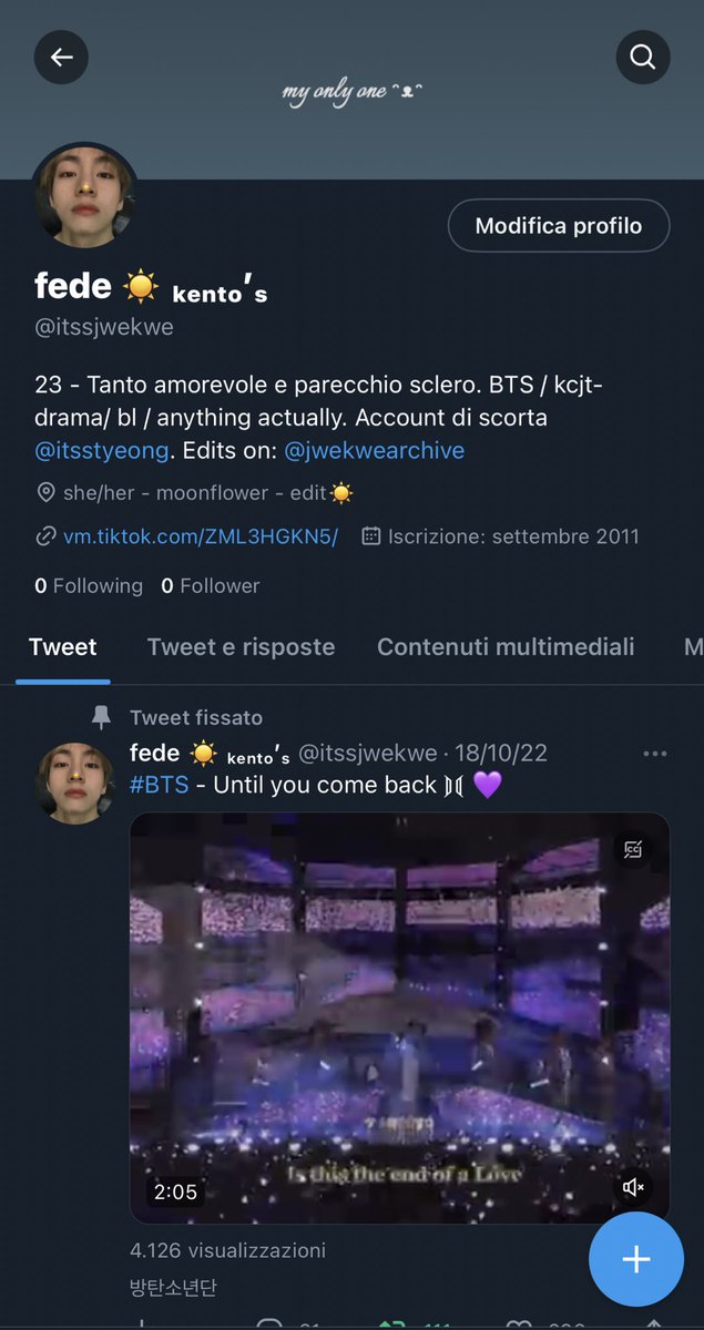 Ho visto che tantissim* moots stanno creando nuovi profili e non riesco più a trovarne parecchi*
Ero itssjwekwe, potete rt per farmi ritrovare le persone che seguivo?  🧎🏻‍♀️