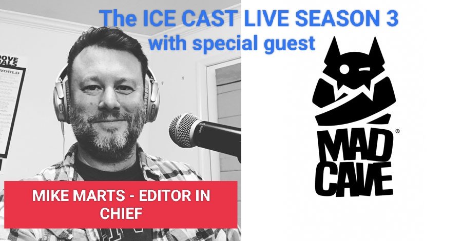 ICE-CAST-LIVE (@icecomicon) on Twitter photo Join us tonight on The ICE CAST LIVE with <a href="/MadCaveStudios/">Mad Cave Studios</a> EIC @mikemarts
8pm GMT
facebook.com/events/s/the-i… Join us tonight on The ICE CAST LIVE with <a href="/MadCaveStudios/">Mad Cave Studios</a> EIC @mikemarts
8pm GMT
facebook.com/events/s/the-i…