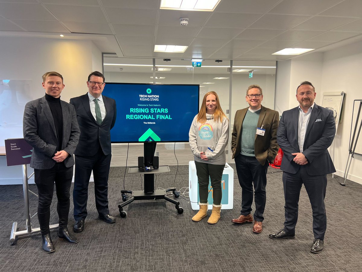 tn_midlands's tweet image. @TechNation’s Rising Stars Regional Final was great 🎉🌟

9 amazing pitches and 4 fantastic judges meant we had a lot of expertise, collaboration and fun all in one place 🚀

Thanks to @BritishBBank @brewindolphin @FinanceSE @BirminghamTech @NatWestBusiness 

#WeAreTechNation