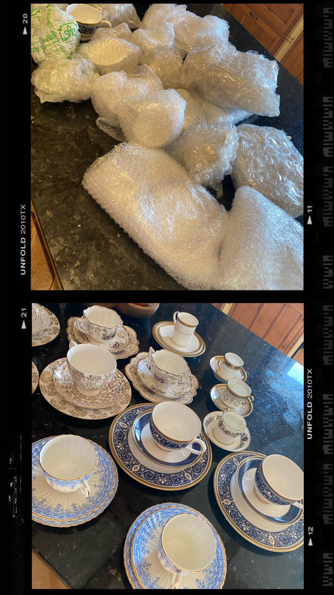 itsjustroxy's tweet photo. Look what came into the mail.. My new addiction 🙈 I love vintage teacups!!! Very titaaaaa 🥰 https://t.co/tZ9Nh1dq1h