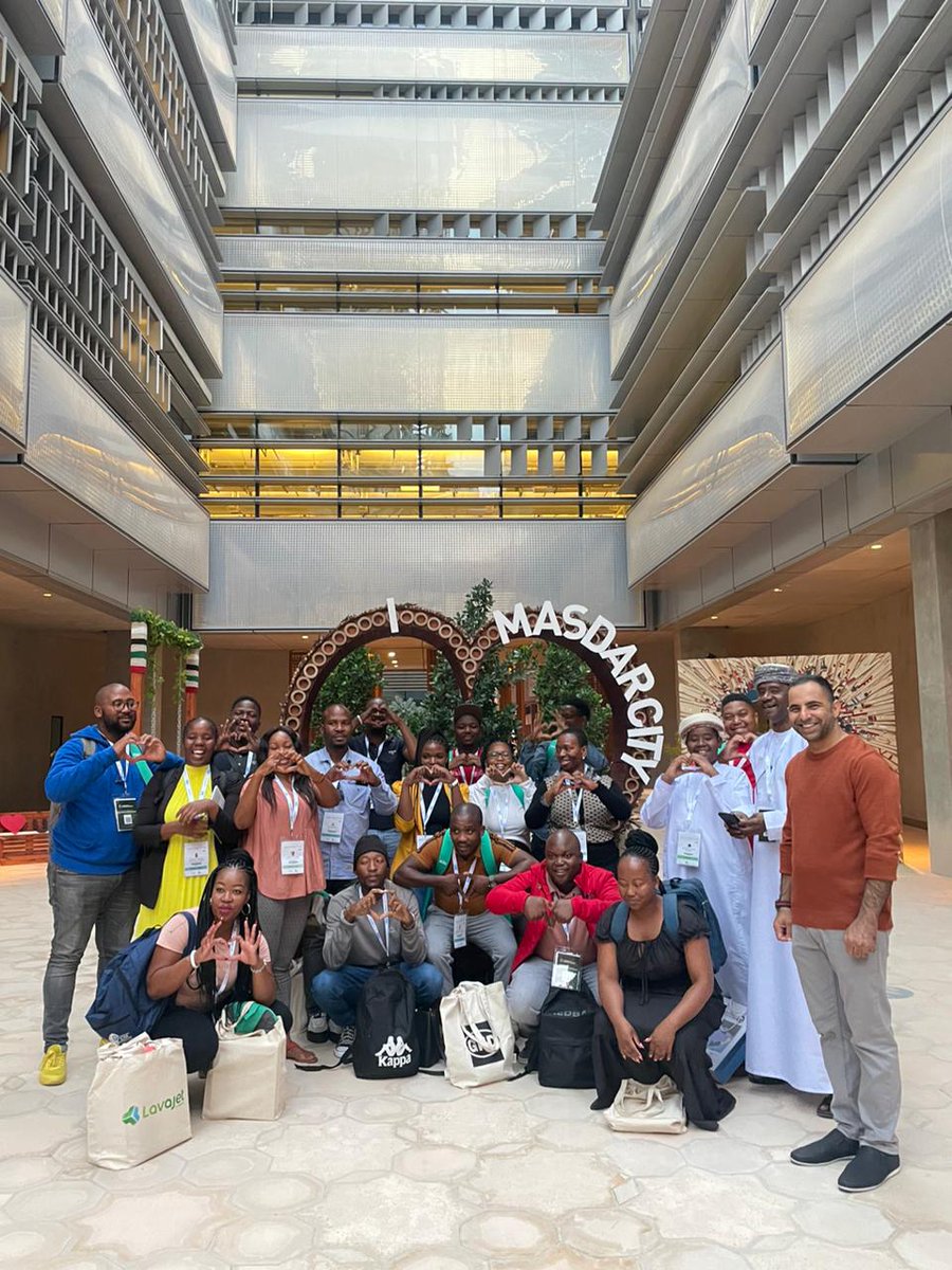 SPVT TMs, merSETA and SARETEC Team together with other at the World Future Energy Summit undertaking a tour at Masdar City, follows the approval by the Minister Dr Blade Nzimande as part of further development in TVET teaching which they completed in 2020.