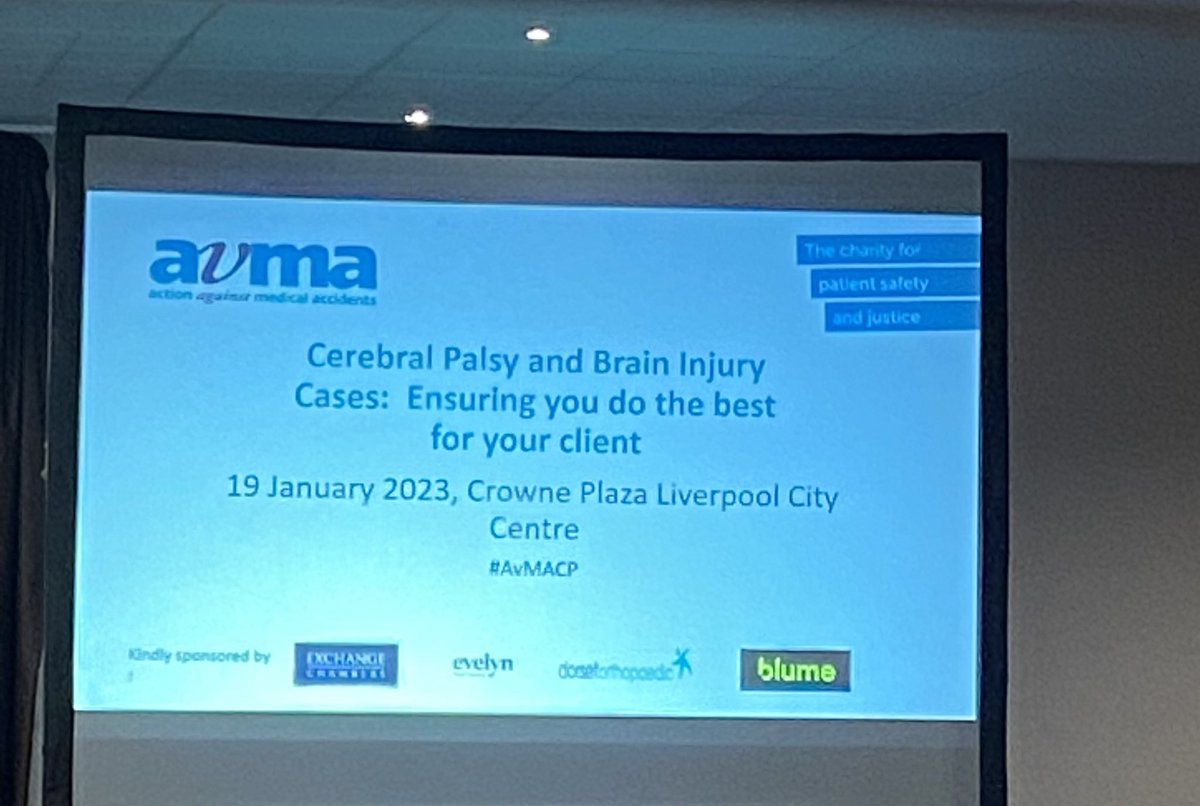 Looking forward to the speakers. Great line up #AvMACP <a href="/ThompsonsLaw/">Thompsons Solicitors</a>