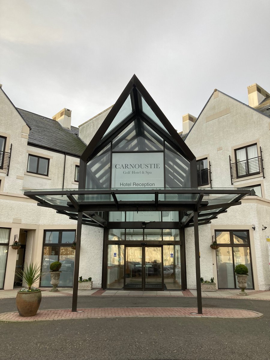 StAndMedicine's tweet photo. Great to have our students &amp; staff presenting, learning &amp; networking with peers&amp;colleagues from across Scotland at #NADEGS today &amp; tomorrow, beautiful morning here in Carnoustie! https://t.co/8tFhcZ2vsN