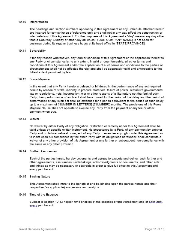 zaruripapers's tweet photo. TRAVEL SERVICES AGREEMENT

 EDITABLE MS WORD FILE WITH 16 PAGES 

Sale price: ₹199.00

https://t.co/MiBoAakjv7

#partnerships #partnershipagreements #agreements #contracts #smartcontracts #contractsigning #contractsigned #newbusiness #newbusinessowner #newsmallbusiness https://t.co/QEPZK7N3GA