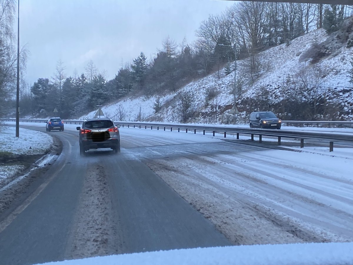 A556 Chester Road from Northwich to bottom of Kelsall bypass treacherous! <a href="/Go_CheshireWest/">Cheshire West</a> any chance of a snow plough pushing through this major Cheshire route?
Did the gritters do this area? 

Pictures 9.30am Thursday 19/1/23
<a href="/ShitChester/">nearly 13 years of Shitchester</a> <a href="/CheshireLive/">Cheshire Live</a> #A556 #snow #IcyRoads