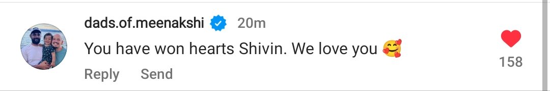 mari24_3's tweet photo. Comments from them #DadsOfMeenakshi ♥️
SHE-WIN SHIVIN 👑
#ஷிவின்கணேசன் ♥️
#BB6TrophyForShivin
#ShivinSupremacy #Shivin
#BiggBossTamil6
#WeSupportCommonerShivin https://t.co/C7dUUVJZHx