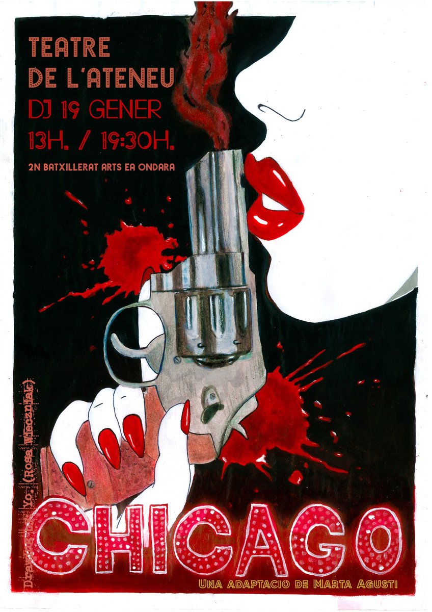 Assaig de l’alumnat de 2n de Batxillerat d’Arts Escèniques de l’obra “Chicago” que estrenarem properament al Teatre de l’Ateneu de Tàrrega. 😍🎭
 
Es podrà veure el dia 19 de gener, a les 13 hores i a les 19:30 hores. L’entrada és gratuïta. <a href="/TATarrega/">Teatre Ateneu Tàrrega</a>
