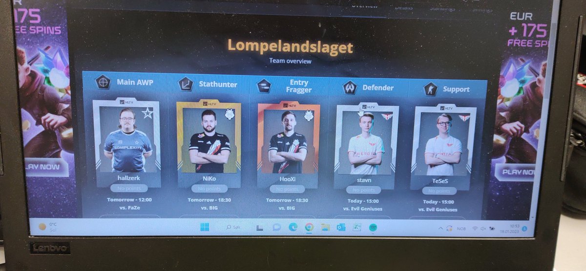 .<a href="/AshyTheAgent/">ULTI Ashy</a> have been hyping up this guy on discord all week, lets see what <a href="/hallzerk/">hallzerk</a> can do for my <a href="/HLTVorg/">HLTV.org</a> fantasy team during Blast #fantasy #beast