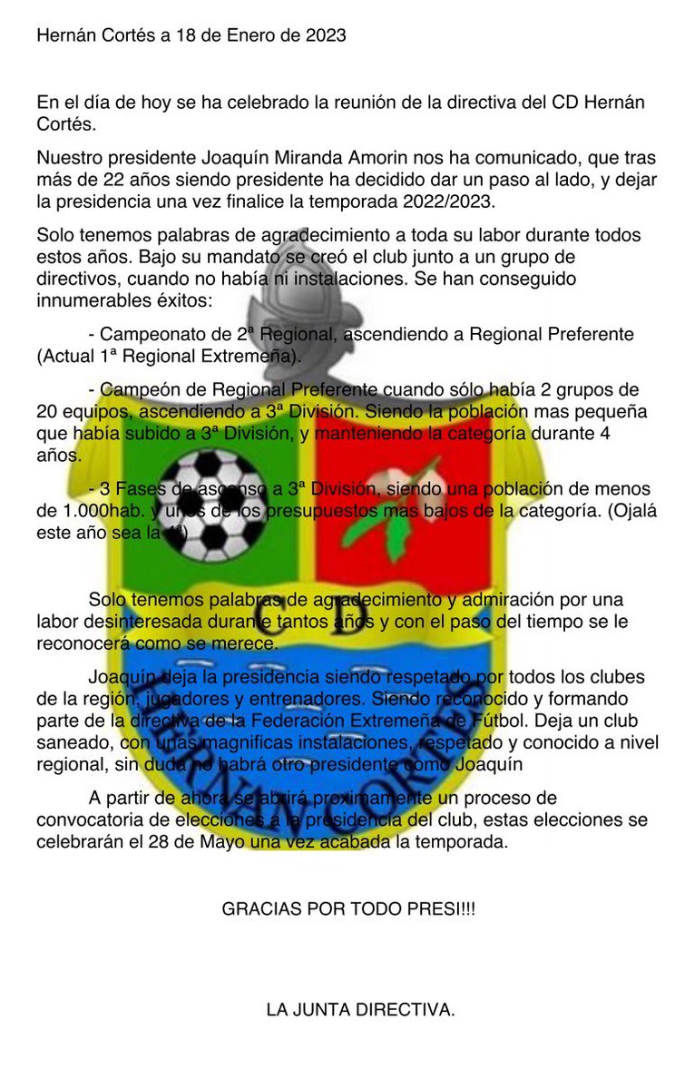 CD HERNAN CORTES tweet media