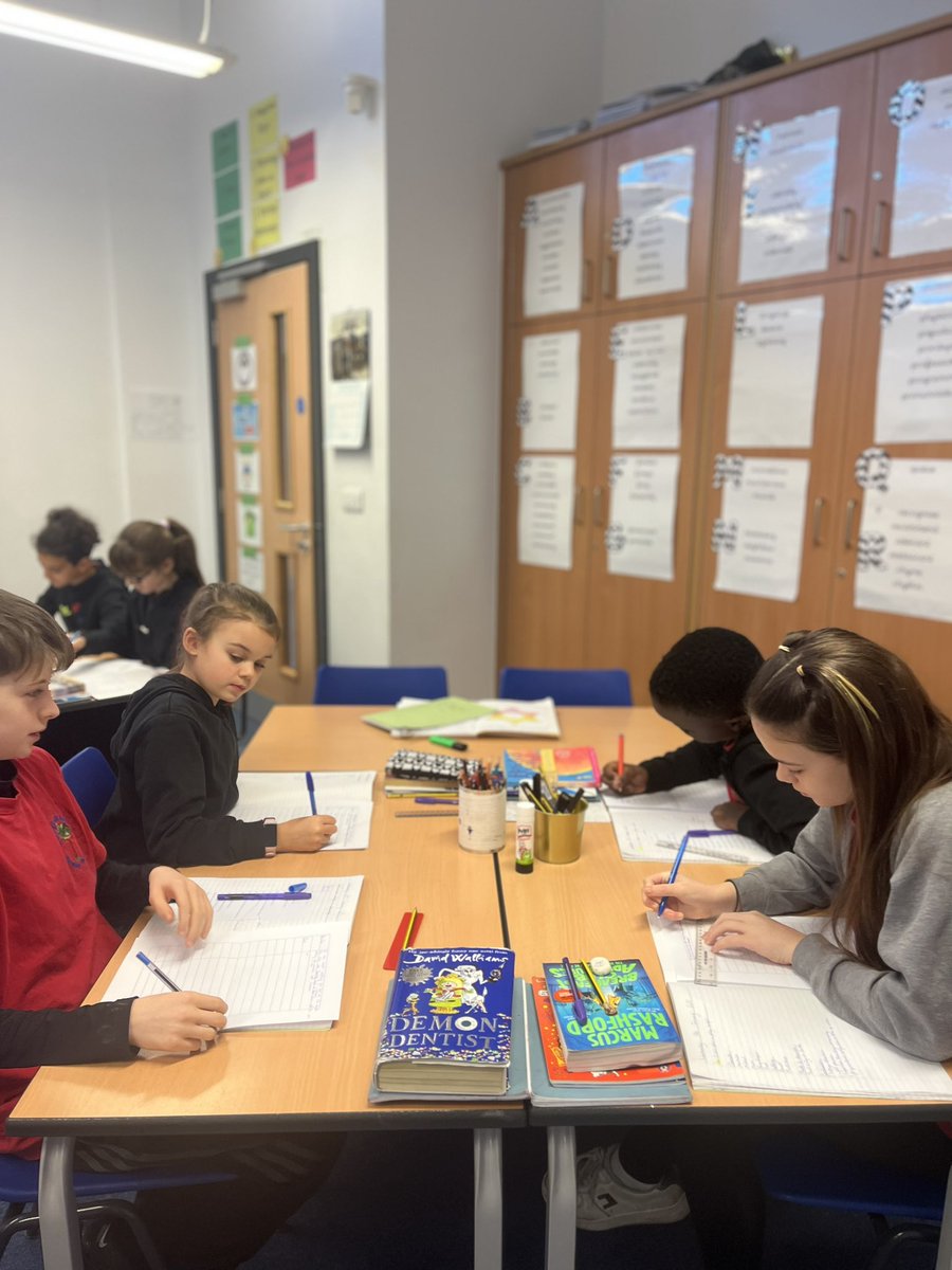 stgilesacademy's tweet image. Class 6 are working hard on their Flotsam play script writing this morning! We’ve used drama to prepare and are now in full swing! Screen writers of the future right here 🎬📝🌊🐡🐙🦑 #English #flotsam #playscript