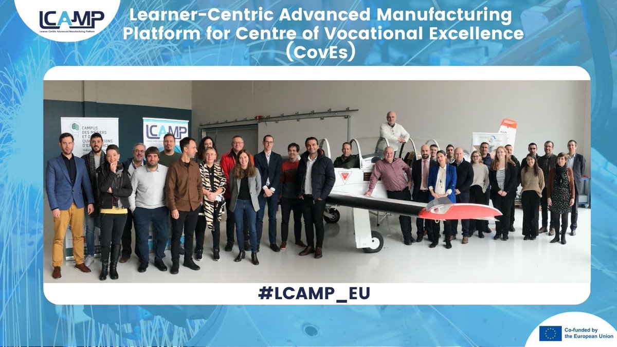 LCAMP_CoVEs's tweet image. 🇫🇷LCAMP-ers met in Toulouse!

👏Thanks to Mecanic Vallée &amp;amp; @campus_indfutur for hosting the 2nd partners meeting!

🎯LCAMP-ers discussed the future #AdvancedManufacturing platform activities, &amp;amp; learn more about the @AerospaceValley cluster.

#EUErasmusPlus #CoVEs