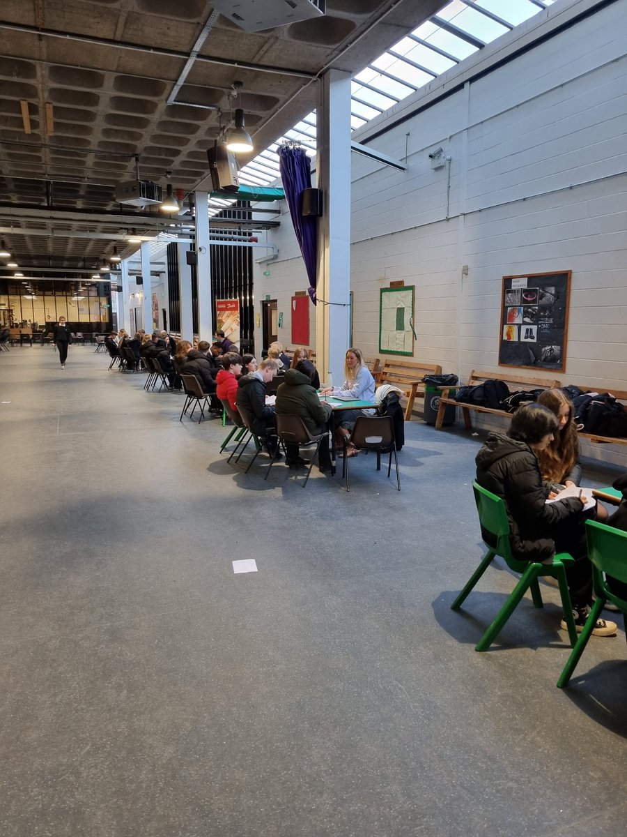 Great to see our parents / carers in school supporting our young people in S3 with their future careers and course choice. #networking #careers #DYW