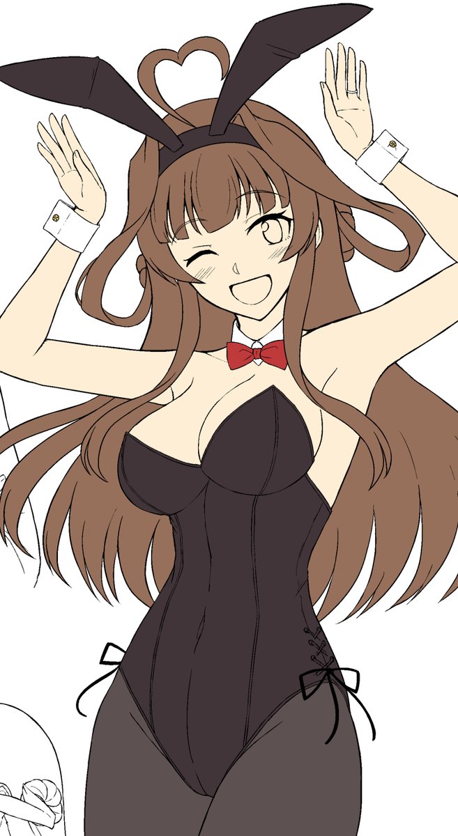 線画終わったので色塗り中。装飾とかいろいろ考えてたけど結局シンプルになった… 