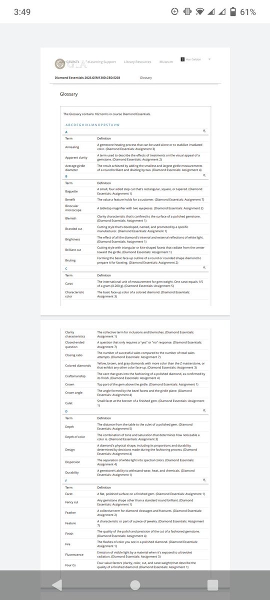 General_Seldon's tweet image. #DiamondEssentials goal is to give tools need to #Sell #DiamondJewelry #Ethically #Honestly #Effectively. #GEM130 course has 7 assignments: #DiamondsAndDiamondValue #ClarityAndValue #ColorAndValue #CutAndValue #CaratWeightAndValue #TheDailyRetailBusiness #PresentingDiamondJewelry