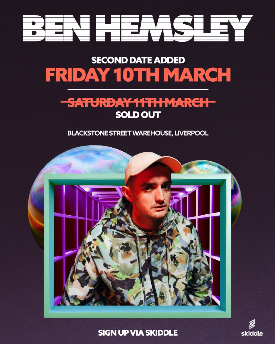 benhemsley's tweet photo. Right Liverpool! It’s deffo happening then 💜 We are adding the second show!

Signup now in the link below for 10th March @ Blackstone Street Warehouse

For the chance win tickets: LIKE/RETWEET/TAG 3 FRIENDS TO WIN 💜

https://t.co/okrayRs67n https://t.co/mnwGujMXoV