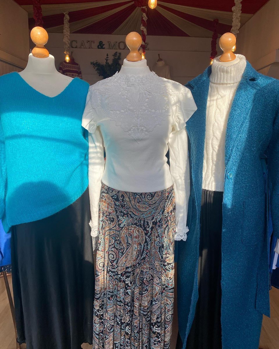 catandmousebout's tweet photo. The end of January can be a bit meh, but looking at the positive - it’s stopped raining and- some, actually lots, of favourite pieces are in the sale!
#sale #reductions #teal #jumpers #bouclecoat #colour #victorianstyle #lace #mohairsweater #satinskirt #biascut #biascutskirt https://t.co/46L5SHlUMh