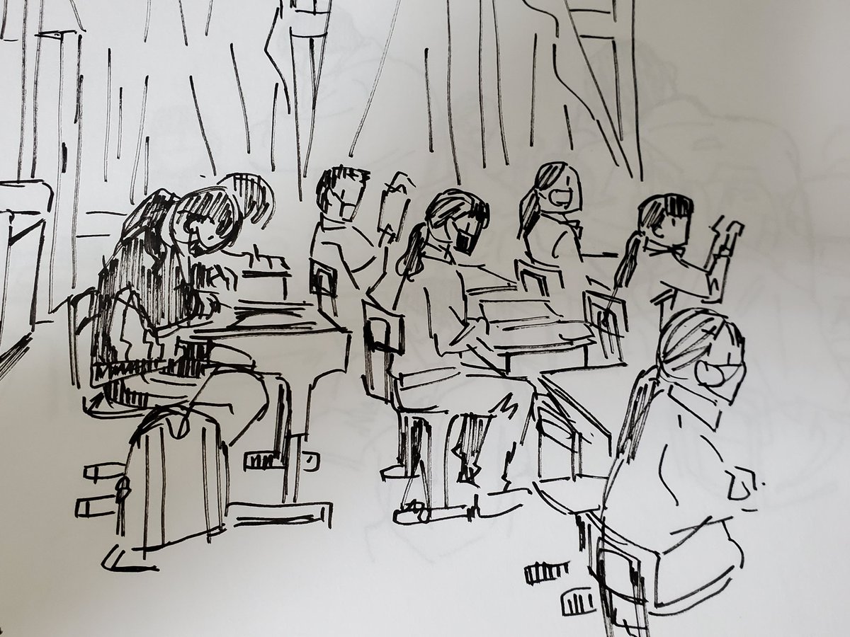 一応スケッチしたけど最近全然描いてないからいまいちだった
まあでも記念になるよね10年後くらいに見たら 