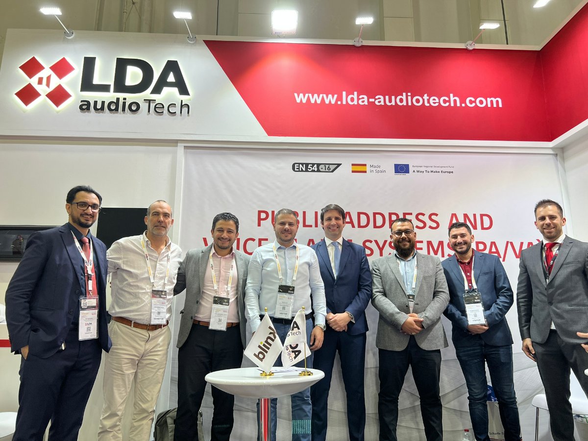 LDAAudioTech's tweet photo. @Intersec It is hard to say what we'll miss the most: catching up with our friends &amp; customers from Middle East, exploring new possibilities for synergies with other leading brands, or feeling so warmly welcomed by our partners in the region.
#LDA #LDAAudioTech #Intersec2023 @IntersecExpo https://t.co/BSUdBKgEuc
