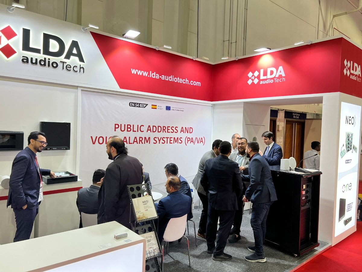 LDAAudioTech's tweet photo. @Intersec It is hard to say what we'll miss the most: catching up with our friends &amp; customers from Middle East, exploring new possibilities for synergies with other leading brands, or feeling so warmly welcomed by our partners in the region.
#LDA #LDAAudioTech #Intersec2023 @IntersecExpo https://t.co/BSUdBKgEuc