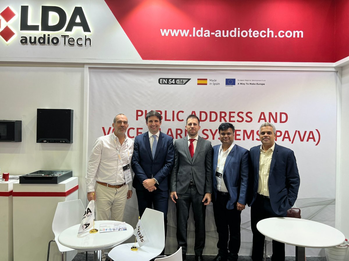 LDAAudioTech's tweet photo. @Intersec It is hard to say what we'll miss the most: catching up with our friends &amp; customers from Middle East, exploring new possibilities for synergies with other leading brands, or feeling so warmly welcomed by our partners in the region.
#LDA #LDAAudioTech #Intersec2023 @IntersecExpo https://t.co/BSUdBKgEuc