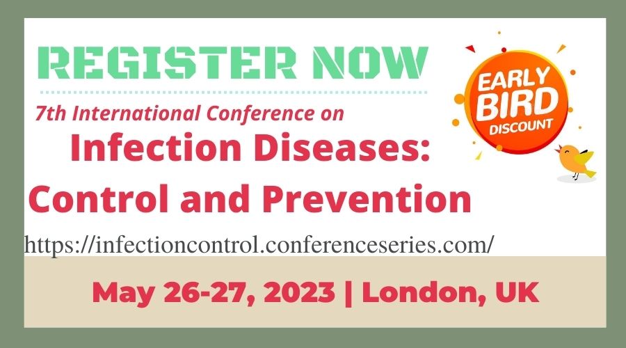 conferenceserie's tweet image. Hurry Up!! Registrations Are Open Now!!

Speaker Slots Available at #Infection_Control_2023_Conference during May 26-27, 2023 at London, UK
For more details, visit: infectioncontrol.conferenceseries.com
#infectioncontrol2023
