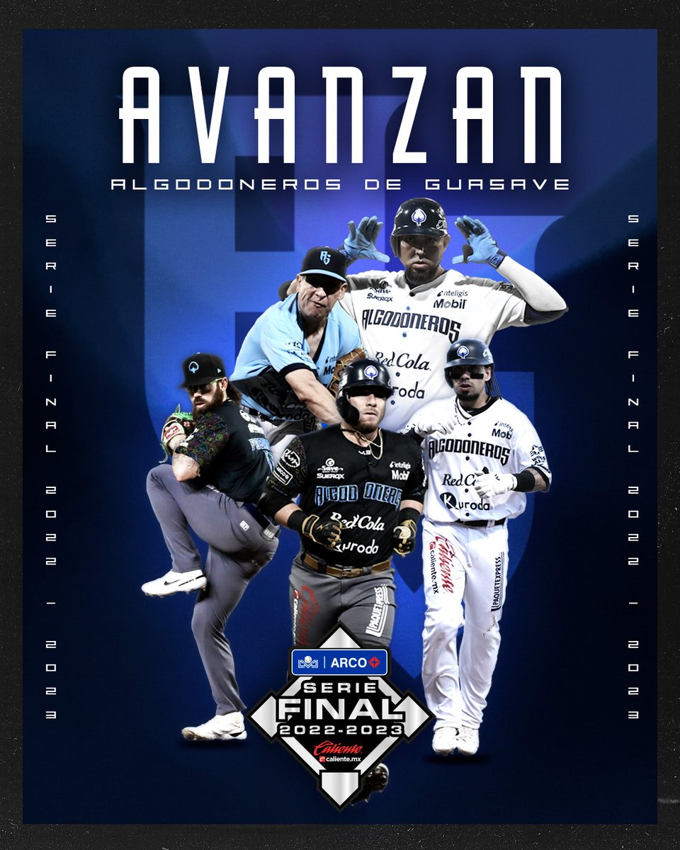 LMPBanamex's tweet photo. ¡PURO GUASAVE! 🤩 🎉 

Los @AlgodonerosGsv están en la Serie Final de la campaña 2022-2023 ☁️🔥

#LigaARCO ⚾️ https://t.co/BJhiTaRx9X