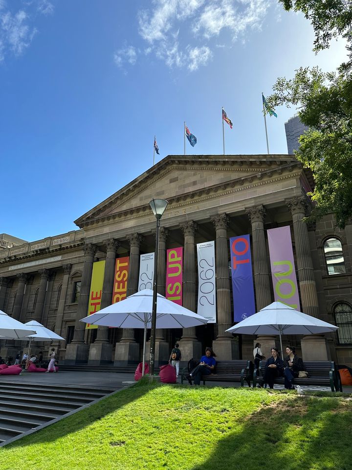 Library_Vic's tweet photo. π Enjoy some colourful highlights from todayβs Kids Takeover at @Library_Vic!
Weβve been playing, crafting & dance battling all day with the help of our special guests.
Little ones enjoy activities like these at the Library all year round, so keep an eye out!
#LibraryVicPic https://t.co/w7DocZRyVO