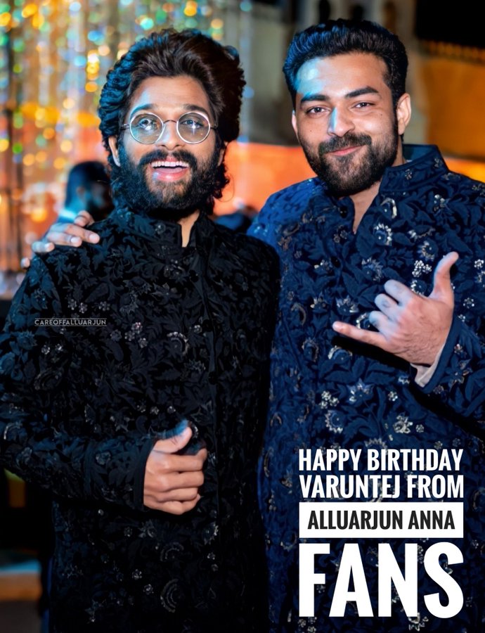 AIAFA_NDK's tweet photo. Happy birthday @IAmVarunTej ❤️
Best wishes from @alluarjun ANNA Fans 🙏
#HappyBirthdayVarunTej #VT10
#PushpaRaj #Pushpa https://t.co/V6bibcLK3y