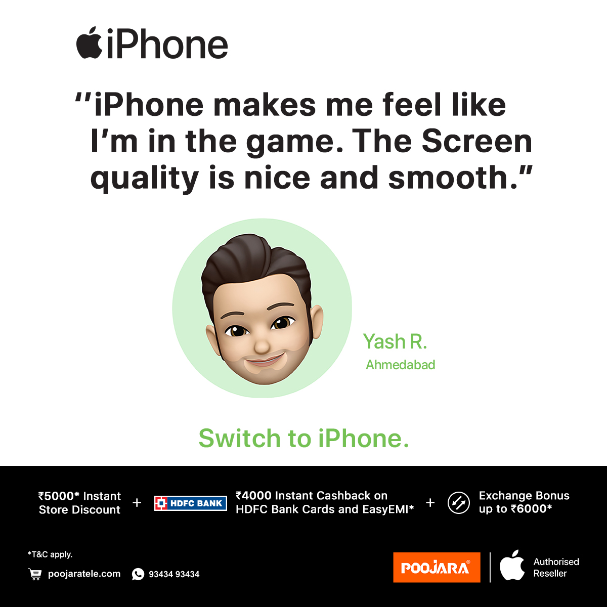 PoojaraTelecom's tweet photo. #SwitchToiPhone & feel the difference!๐คฉ
โ
โน๐ฑ๐ฌ๐ฌ๐ฌ ๐๐ป๐๐๐ฎ๐ป๐ ๐ฆ๐๐ผ๐ฟ๐ฒ ๐๐ถ๐๐ฐ๐ผ๐๐ป๐ ,โน๐ฐ๐ฌ๐ฌ๐ฌ ๐๐ป๐๐๐ฎ๐ป๐ ๐๐ฎ๐๐ต๐ฏ๐ฎ๐ฐ๐ธ ๐ผ๐ป ๐๐๐๐ ๐๐ฎ๐ฟ๐ฑ & ๐๐ฎ๐๐ ๐๐บ๐ถ
โ
๐๐
๐ฐ๐ต๐ฎ๐ป๐ด๐ฒ ๐๐ผ๐ป๐๐ ๐๐ฝ ๐๐ผ โน๐ฒ๐ฌ๐ฌ๐ฌ*
#Apple #iPhone14 #AppleAuthorisedReseller https://t.co/lFnNtCTtaF