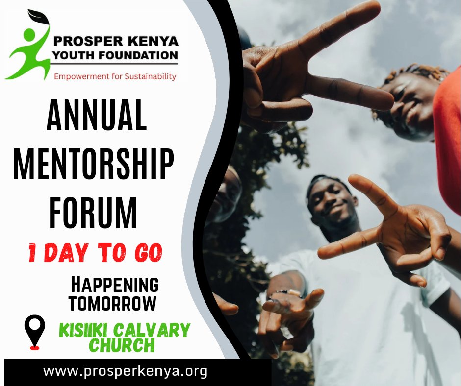 KilonzoFdn's tweet image. It's happening tomorrow! You are all invited #youthempowerment  #mentorship