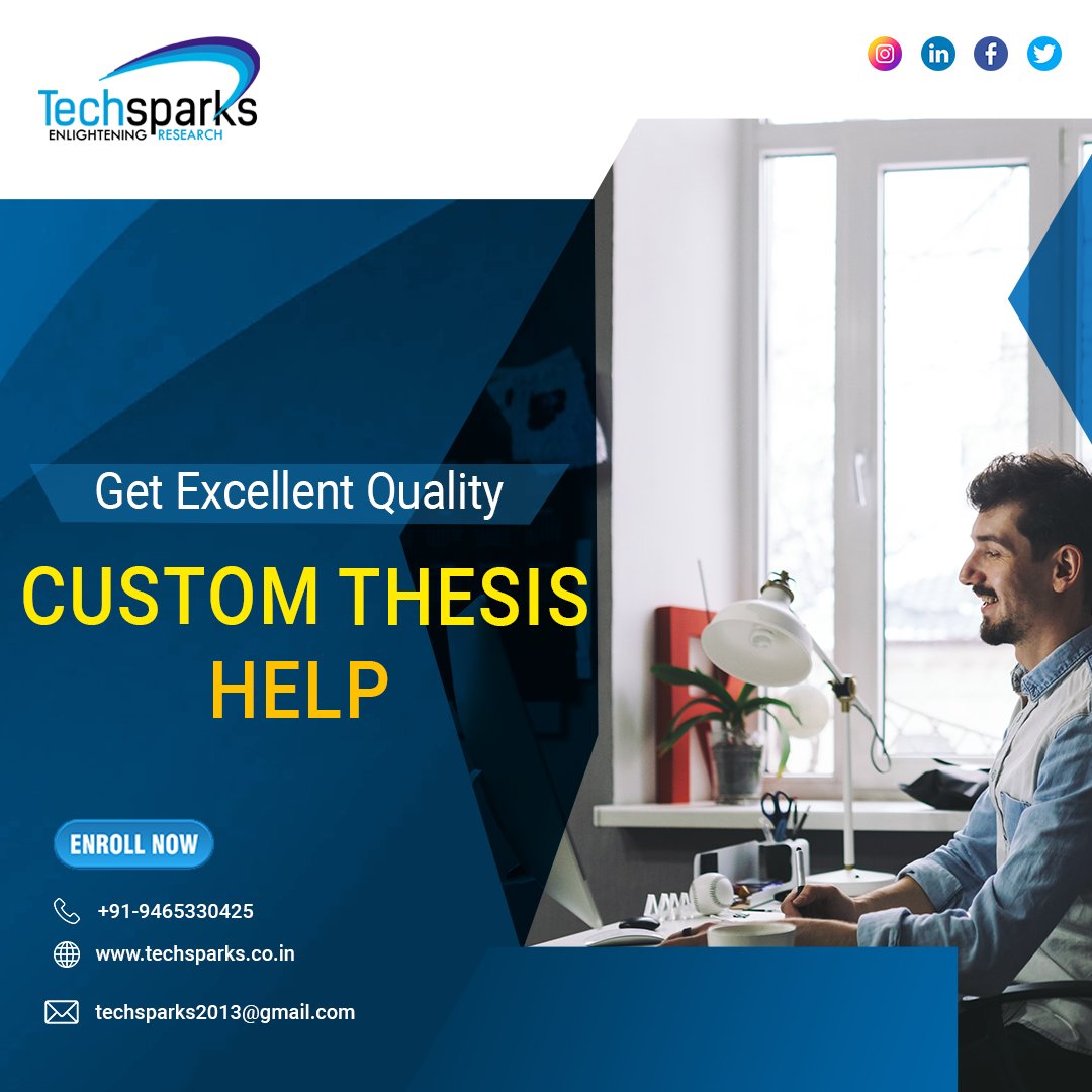 iTechSparks's tweet image. Looking for a reliable thesis writing help? Techsparks will provide you with top-notch online thesis help at affordable prices.
#OnlineThesisHelp #customthesishelp #thesiswritingservices #DissertationWritingService #customthesis #readymadethesis #mtechthesis #phdthesis