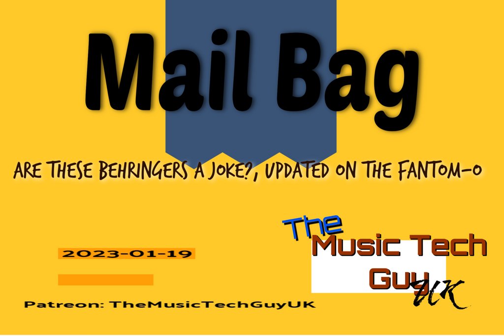 MusicTechGuyUK's tweet photo. Are these Behringer's a joke?, updated on the Fantom-O
https://t.co/thelCSz1QI
#TheMusicTechGuyUK #MusicTechGuyUK #TMTGCommunity #Musician #MailBag #Behringer #Roland #RolandFantom #RolandFantomO #Fantom #FantomO #RolandFantomOisincrediblevalue #Behringersnew$49and$100instruments https://t.co/YLWVlrtoTO