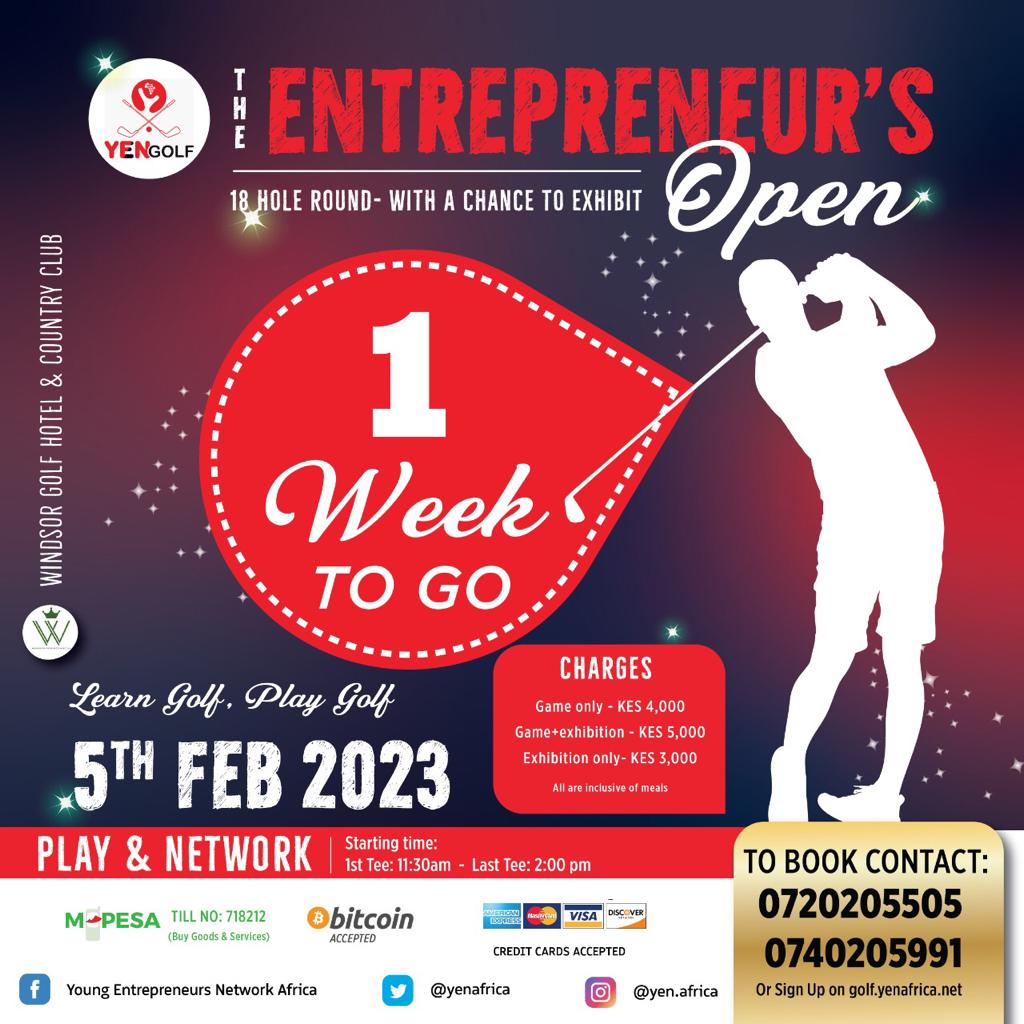 yen_golf's tweet photo. 1 week to go until the #EntrepreneursOpen tournament at Windsor Golf Hotel and Country Club! Get ready to play 18 holes and network with fellow professionals while showcasing your organization's products and services. 

#YENGolf #Countdown #Networking https://t.co/hDa8McsTKm