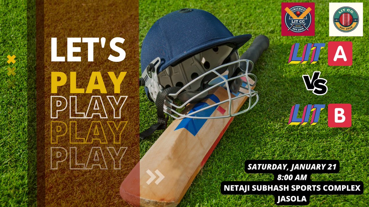 LITcricketteam's tweet photo. Buckle up… 🔥🏏 #Cricket https://t.co/ilz2ON9rM5