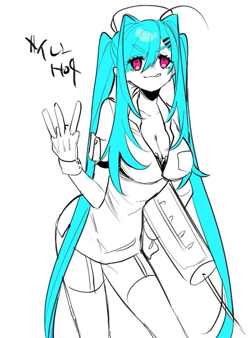 可愛い女描いたから見て 