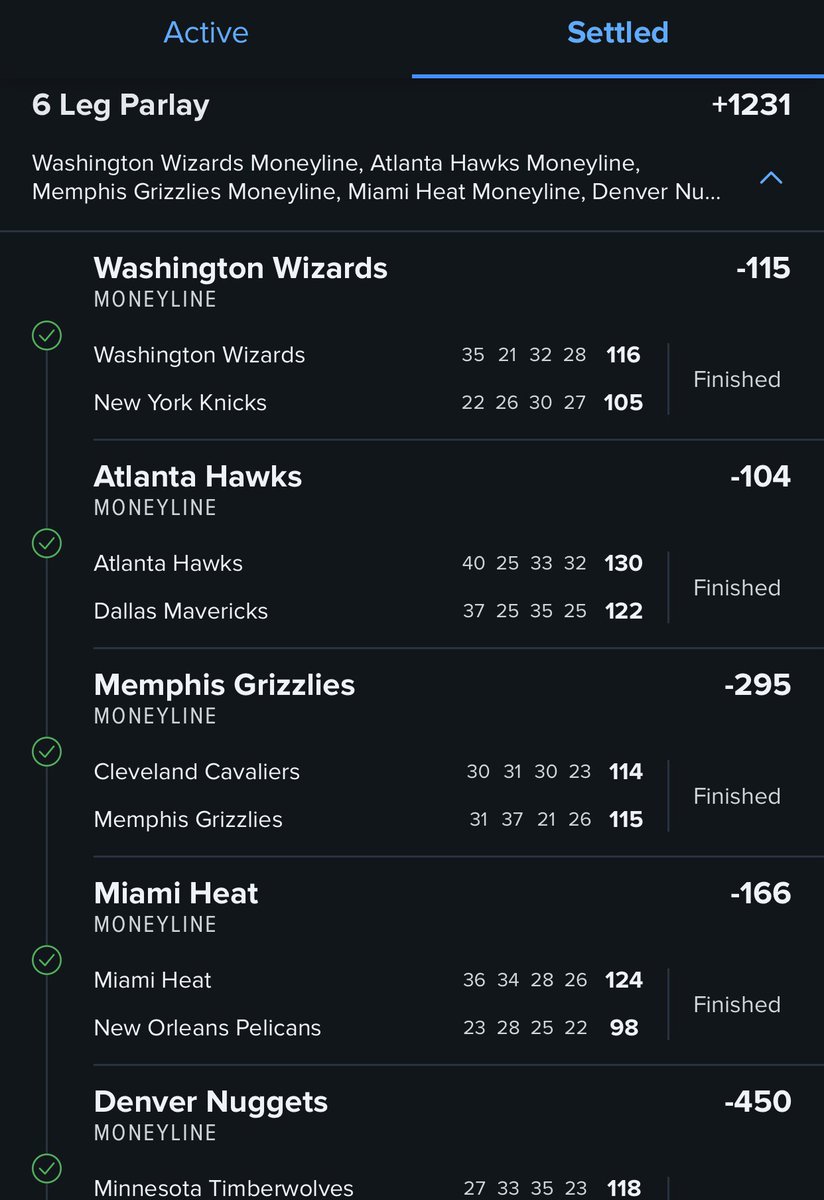 steadycapperSP's tweet image. Nuggets ,Grizz , lebron was a sweat but w🙏🏻