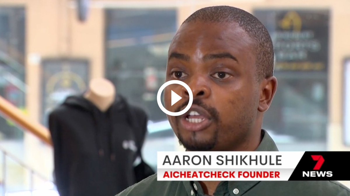 Missed AICheatCheck on @7NewsAustralia? Catch up on their news feature at bit.ly/3ZLjAmN. Come meet the team tackling cheating via GPT models and register for this year's first UTS Startups Confessions on Friday 20 January! bit.ly/3XmrDox.