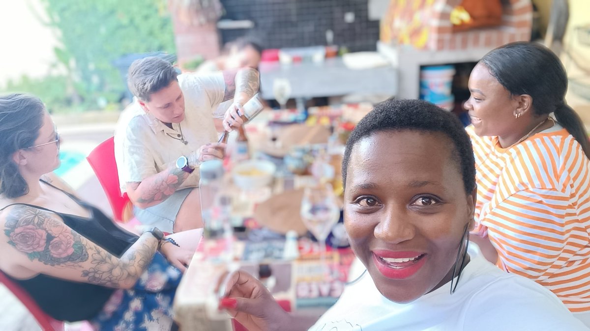 Matshotetsi's tweet image. Happy birthday Michelle 🎂 wishing you many more wonderful years to celebrate 🥂 #Level47 #cheflife last night's get together was great with the ladies