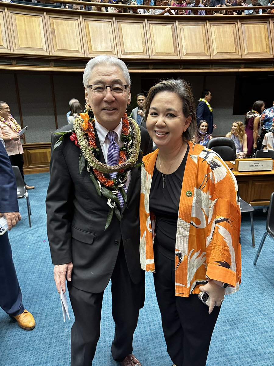 So great to be back at the Hawaiʻi State Capitol for the opening of the 32nd Legislature! Best wishes to all of my colleagues at the state legislature for a successful session. 

#HawaiiStateCapitol #HawaiiStateLegislature #OpeningDay
