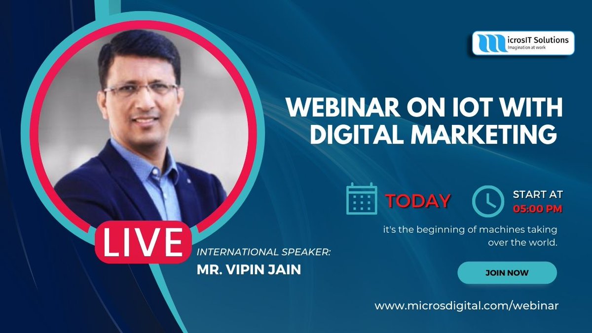 Micros_IT's tweet photo. We invite you to join our free webinar and learn from the expert. Please register for the Webinar at https://t.co/7hQCwpHEbY
We look forward to your participation!

#microsdigital
#marketingdigital #digitalmarketing #webinar #marketingdigitalbrasil #digitalmarketingagency https://t.co/9We5UU2H07