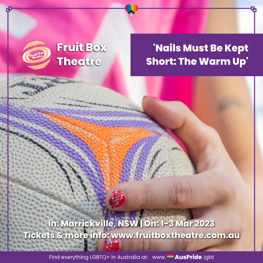 AusPrideNetwork's tweet photo. Coming up in Marrickville, NSW - 1 to 3 March 2023
'Nails Must be Kept Short: The Warm Up'
On during @SydWorldPride
Learn more and grab your tickets at: https://t.co/R65G1GGzhd
#queertheatre #sydneyworldpride #worldpride #worldpride2023 #queerplay #lgbtqia #nsw #newsouthwales https://t.co/tvk5jZyv6K